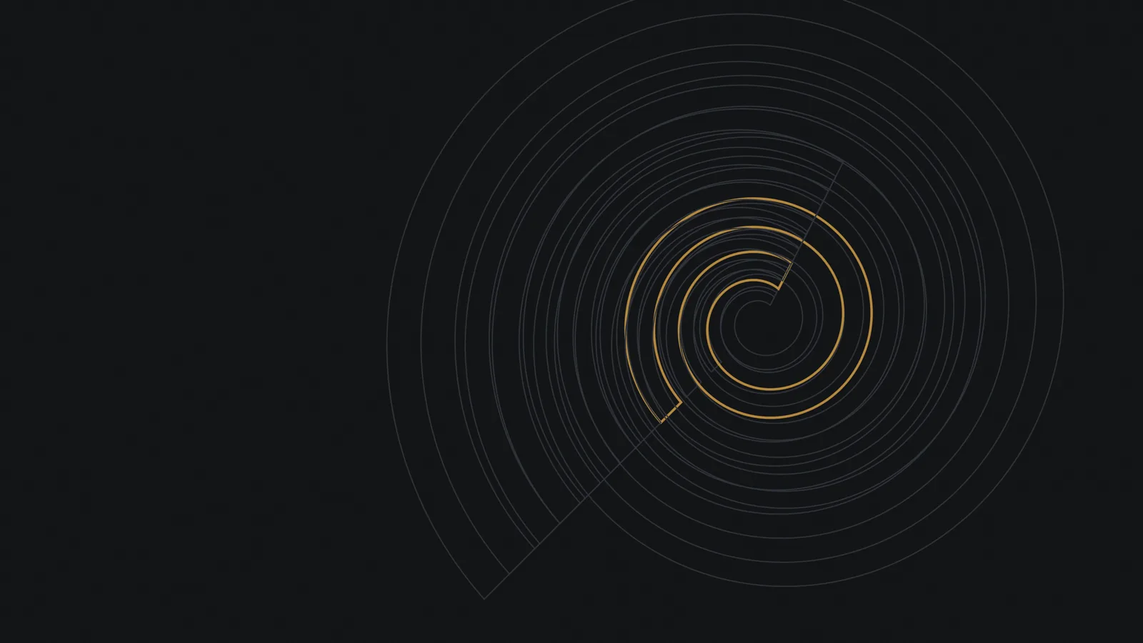 Contour graphite — Brass outline in a contour field, ink.