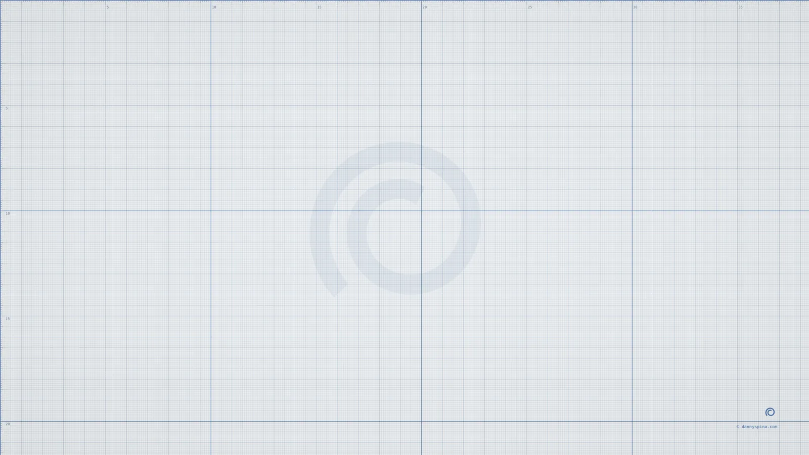 Tecnica — Pale drafting sheet, blue capillary grid.