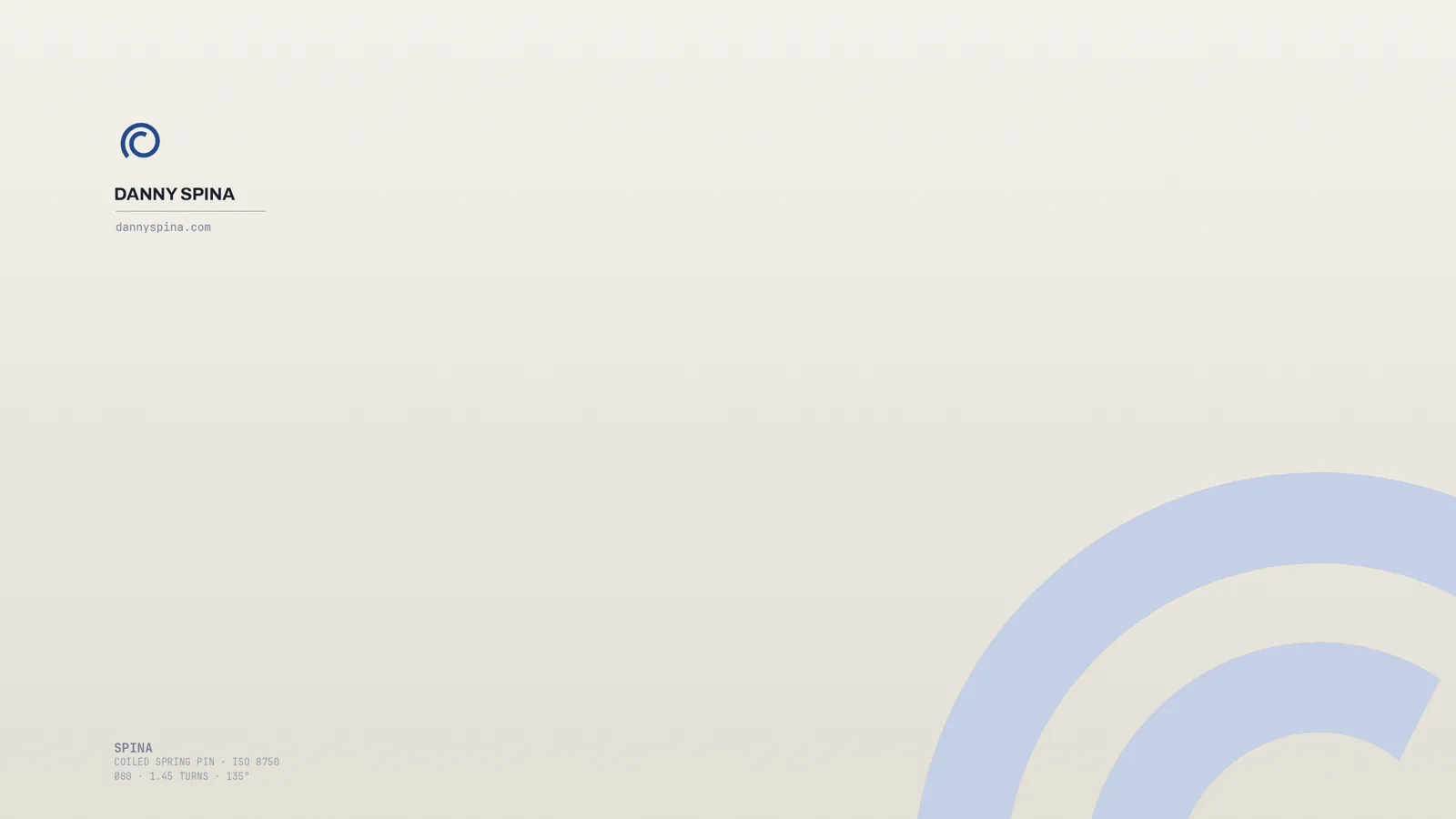 Cream cobalt — Cobalt arc on cream.