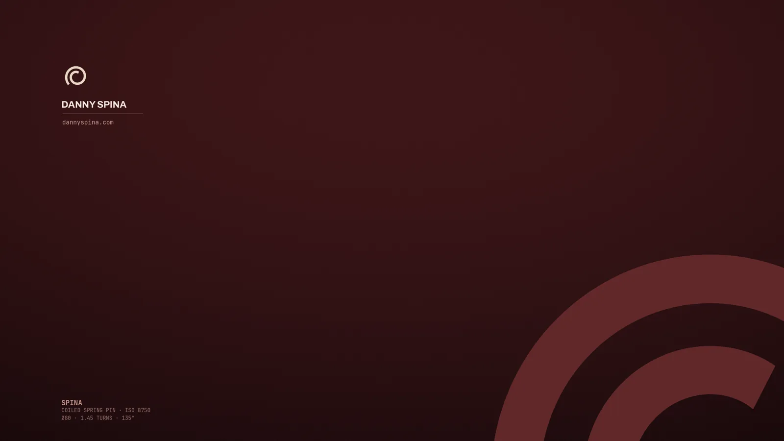 Oxblood — Oxblood on oxblood.