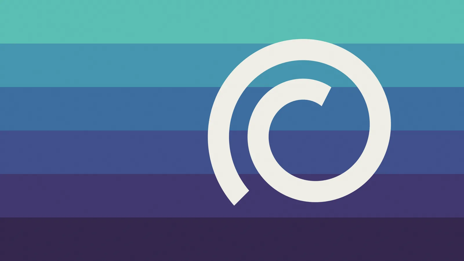 Spectrum cool — Cool bands, teal to indigo.